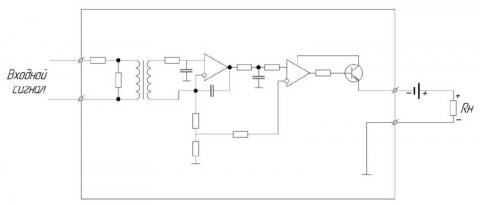 Блок-схема преобразователя ПНС-410