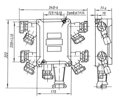 Схема габаритов ящика ЯК-24514213