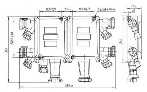 Схема габаритов ящика ЯК-32514223
