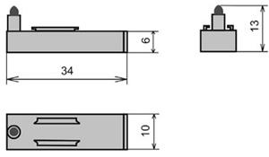 Рис.1. Габаритный чертеж узла пишущего УПС-05М