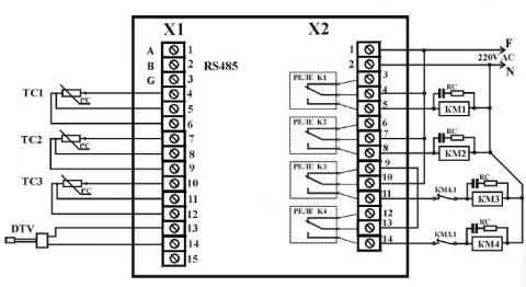 Рис.1. Функциональная схема контроллера МР-34