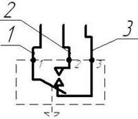 Рис.1. Схема электрическая датчика-реле ДНТ-100