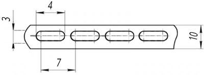 Рис.1. Схема габаритных размеров ленты К226