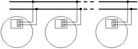 Схема подключения сигнализатора СПД-5А в локальную сеть