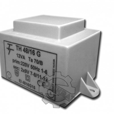 Малогабаритные трансформаторы для печатных плат ТН 48/16 G - фото