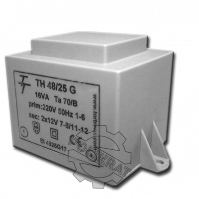 Малогабаритные трансформаторы для печатных плат ТН 48/25 G - фото