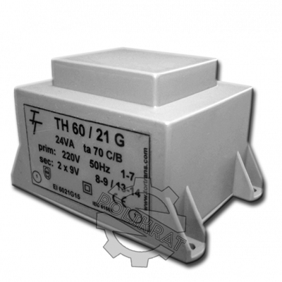 Малогабаритные трансформаторы для печатных плат ТН 60/21 G - фото