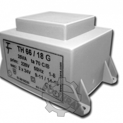 Малогабаритные трансформаторы для печатных плат ТН 66/18 G - фото