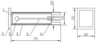 Рис.1. Схема светодиодного табло СВМ-С