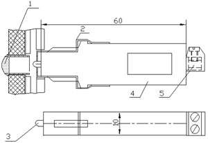 Рис.1. Схема арматуры светодиодной АСКМ-С-СМ