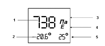 Схема Индикатора давления и температур ИДТ